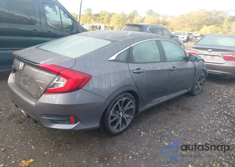 2020 Honda Civic Sport из США, поврежденный, VIN 2HGFC2F81LH587529